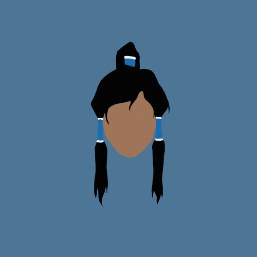 Korra Lofi Cover Art Blurred Background