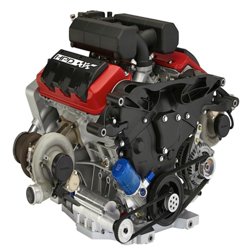Turbo Motor Blowout Cover Art Blurred Background
