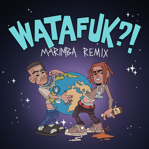 WATAFUK?! (Marimba Remix) [Cover] Cover Art Blurred Background