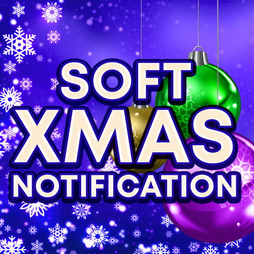 Soft XMAS Notification Cover Art Blurred Background