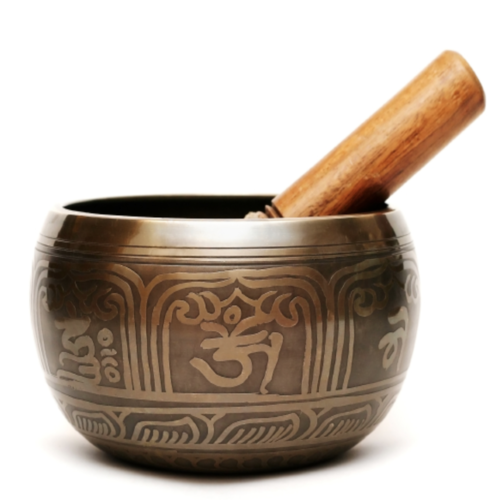 Singing Bowl (Zen Remix) Cover Art Blurred Background