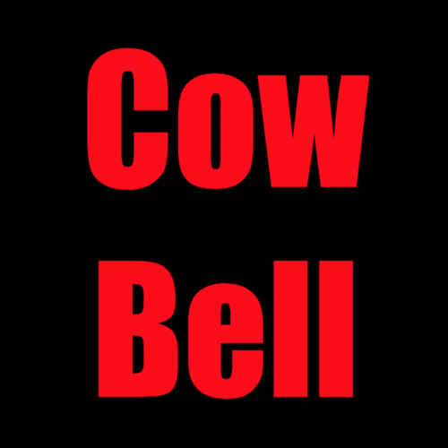 Cow Bell Cover Art Blurred Background