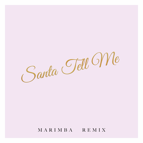 Santa Tell Me (Marimba Remix) [Cover] Cover Art Blurred Background