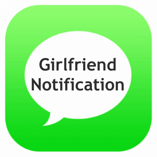 Girlfriend Notification Cover Art Blurred Background