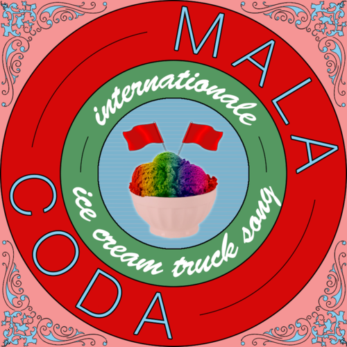 Internationale Ice Cream Truck Song Cover Art Blurred Background