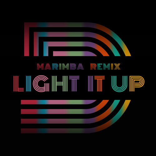 Light It Up (Marimba Remix) Cover Art Blurred Background