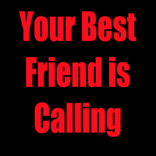 Your Best Friend Is Calling Cover Art Blurred Background
