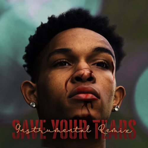 Save Your Tears (Instrumental Remix) [Cover] Cover Art Blurred Background