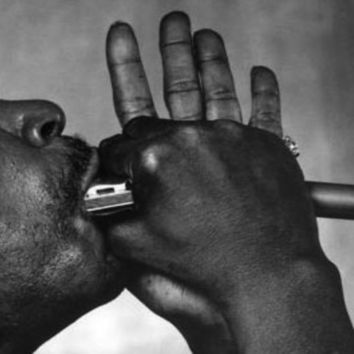Harmonica Cover Art Blurred Background