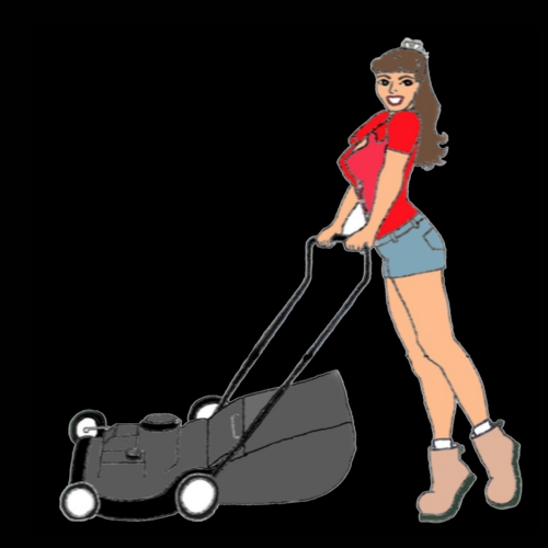 Lawn Mower Sound Effect (Engine Start Remix) Cover Art Blurred Background