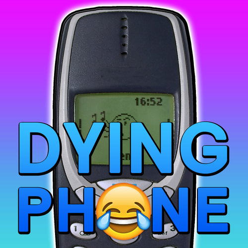 Dying Phone Cover Art Blurred Background