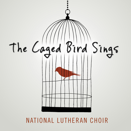 The Caged Bird Sings Cover Art Blurred Background