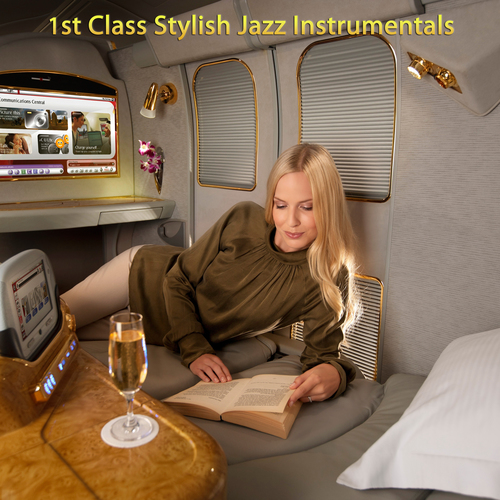 1st Class Stylish Jazz Instrumentals Cover Art Blurred Background