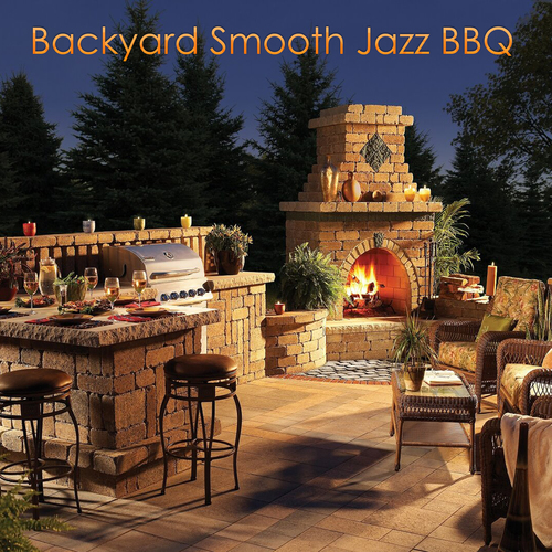 Backyard Smooth Jazz BBQ Cover Art Blurred Background