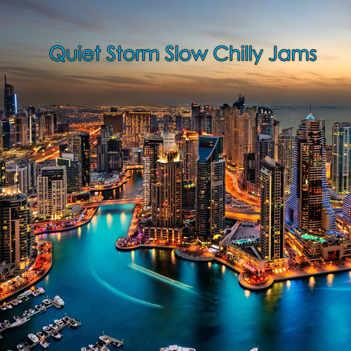 Quiet Storm Slow Chilly Jams Cover Art Blurred Background