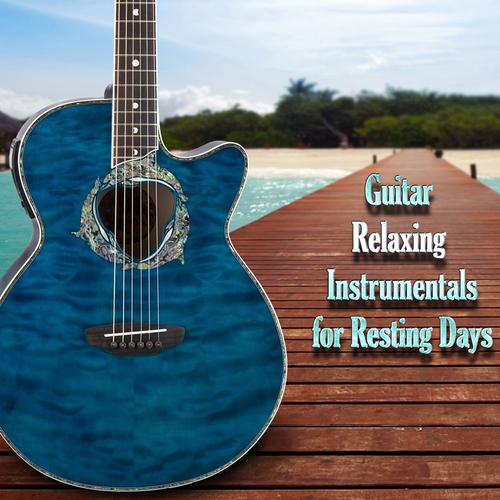 Guitar Relaxing Instrumentals for Resting Days Cover Art Blurred Background