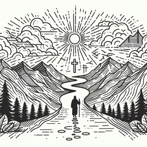 Trust in the Lord (Proverbs 3:5-8) Cover Art Blurred Background