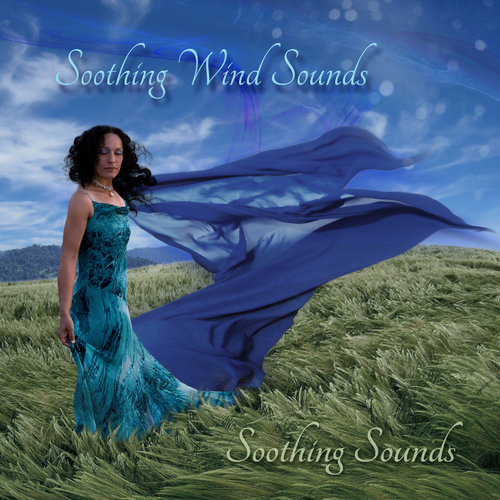 Soothing Wind Sounds Cover Art Blurred Background