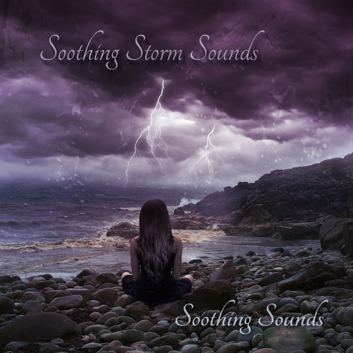 Soothing Storm Sounds Cover Art Blurred Background