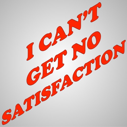 I Can't Get No Satisfaction Cover Art Blurred Background