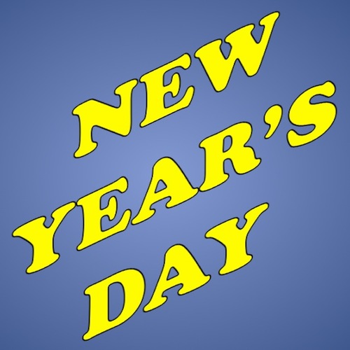 New Year's Day Cover Art Blurred Background