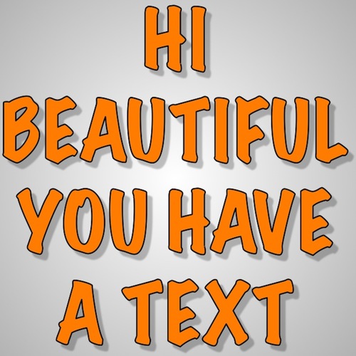 Hi Beautiful You Have A Text Cover Art Blurred Background