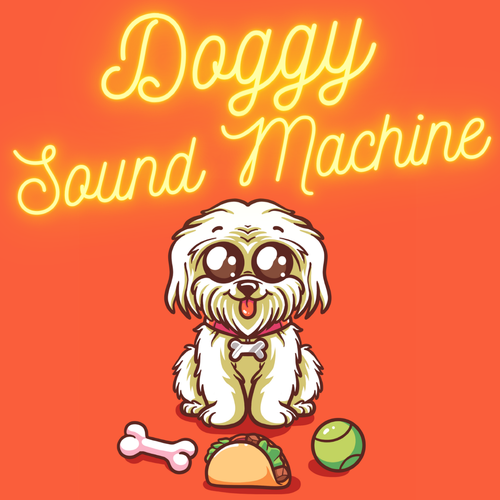 Doggy Sound Machine Cover Art Blurred Background