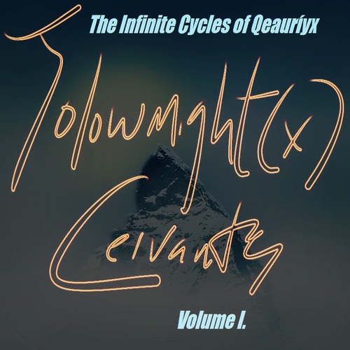 The Infinite Cycles of Qeauríyx, Vol. 1 Cover Art Blurred Background