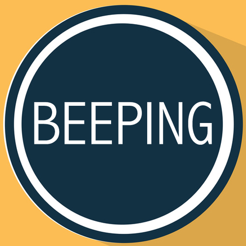 Beeping Cover Art Blurred Background