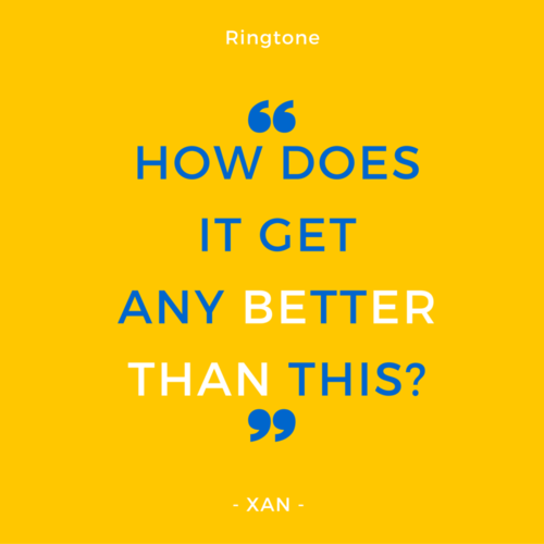 How Does It Get Any Better Than This? Cover Art Blurred Background