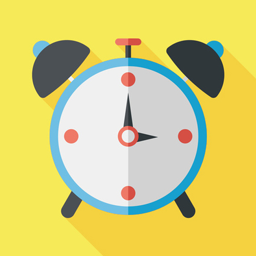 Old Alarm Clock Cover Art Blurred Background