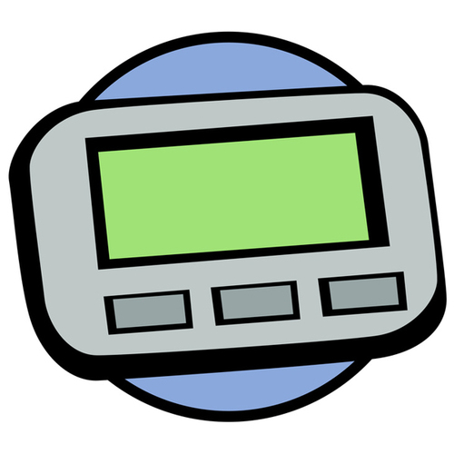 Pager Cover Art Blurred Background