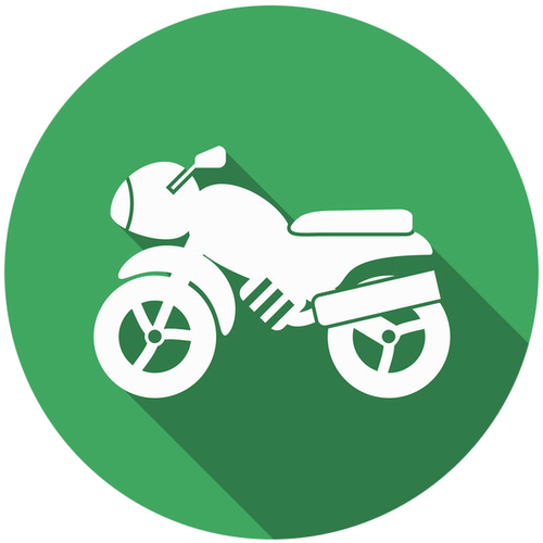 Motorbike Cover Art Blurred Background
