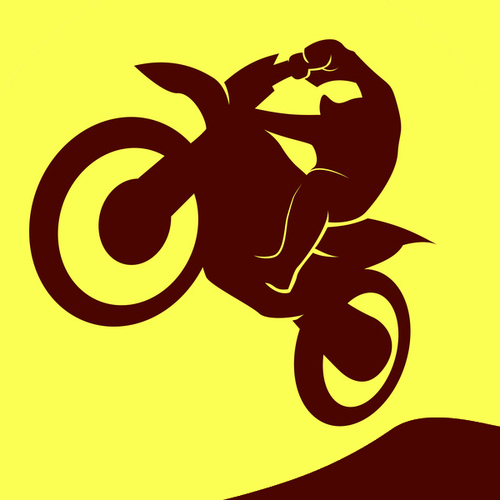 Enduro Bike Racing Cover Art Blurred Background