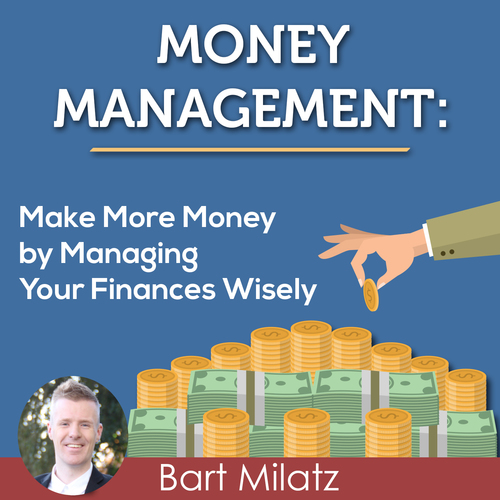 Money Management: Make More Money by Managing Your Finance Wisely Cover Art Blurred Background