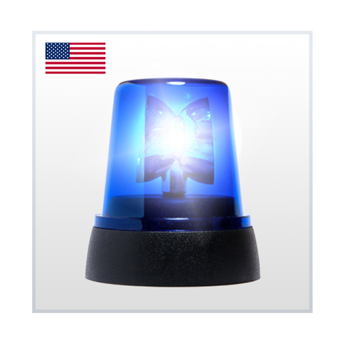 Police Siren Cover Art Blurred Background