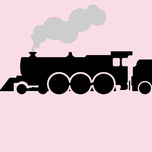 Choo Choo Train Cover Art Blurred Background