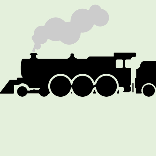 Choo Choo Train Whistle (From a Real Train) Cover Art Blurred Background