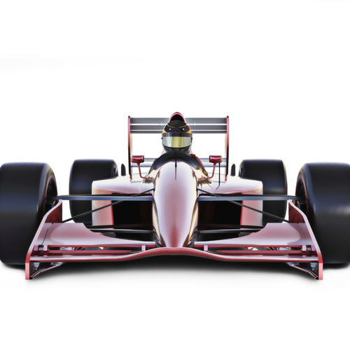 Loud Race Car Engine Rev Cover Art Blurred Background