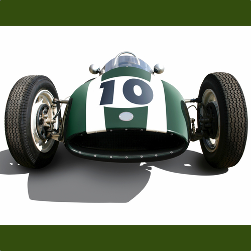 Indy Car Cover Art Blurred Background