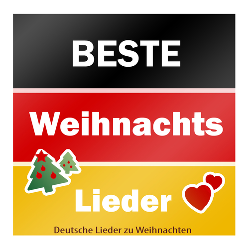Deutsche Lieder zu Weihnachten Cover Art Blurred Background