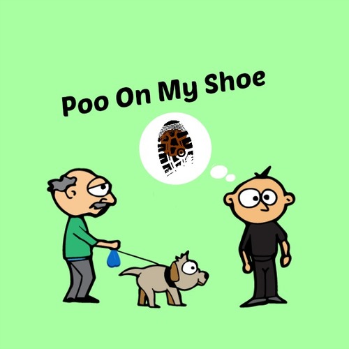 Poo on My Shoe Cover Art Blurred Background