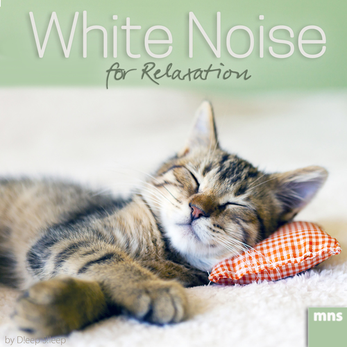 White Noise for Relaxation Cover Art Blurred Background