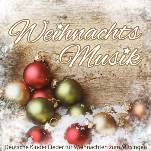 Deutsche Kinder Lieder für Weihnachten zum Mitsingen Cover Art Blurred Background