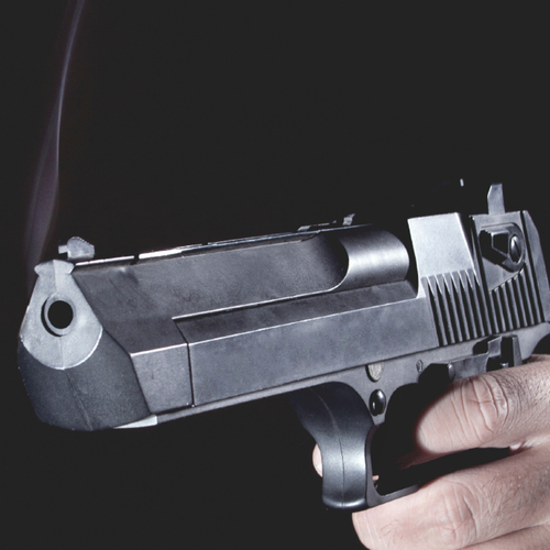 Gunshot Cover Art Blurred Background