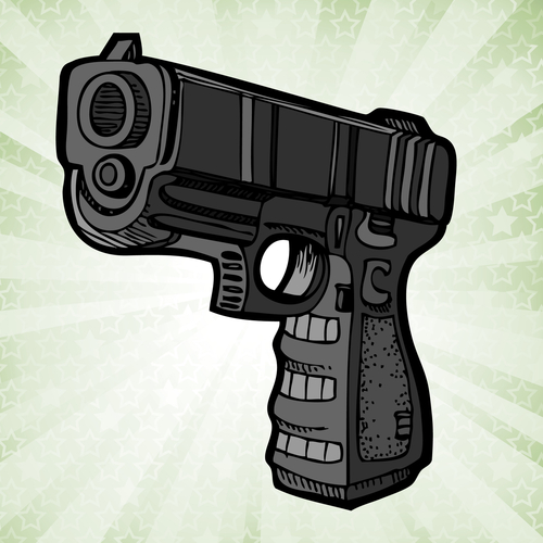 Gun Shot & Reload Cover Art Blurred Background