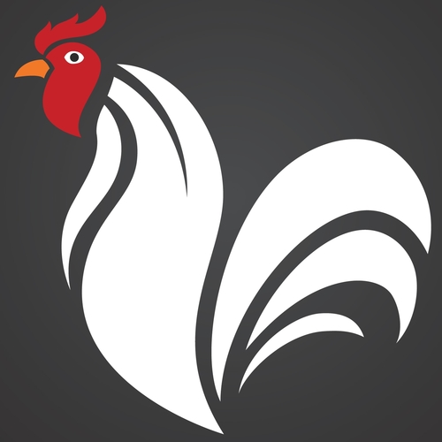 Chicken Clucking Cover Art Blurred Background