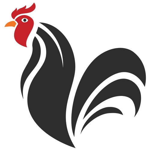 Funny Chicken (Chickens Saying Pick Up) Cover Art Blurred Background