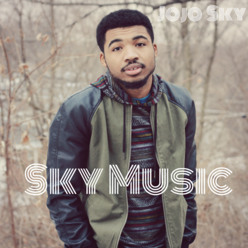 Sky Music Cover Art Blurred Background