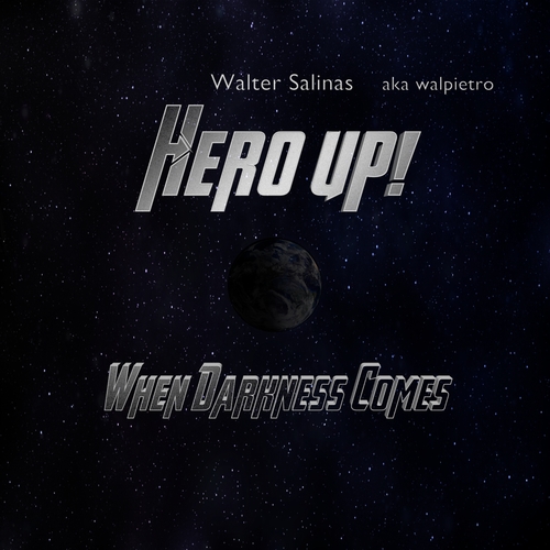 Hero Up! When Darkness Comes Cover Art Blurred Background